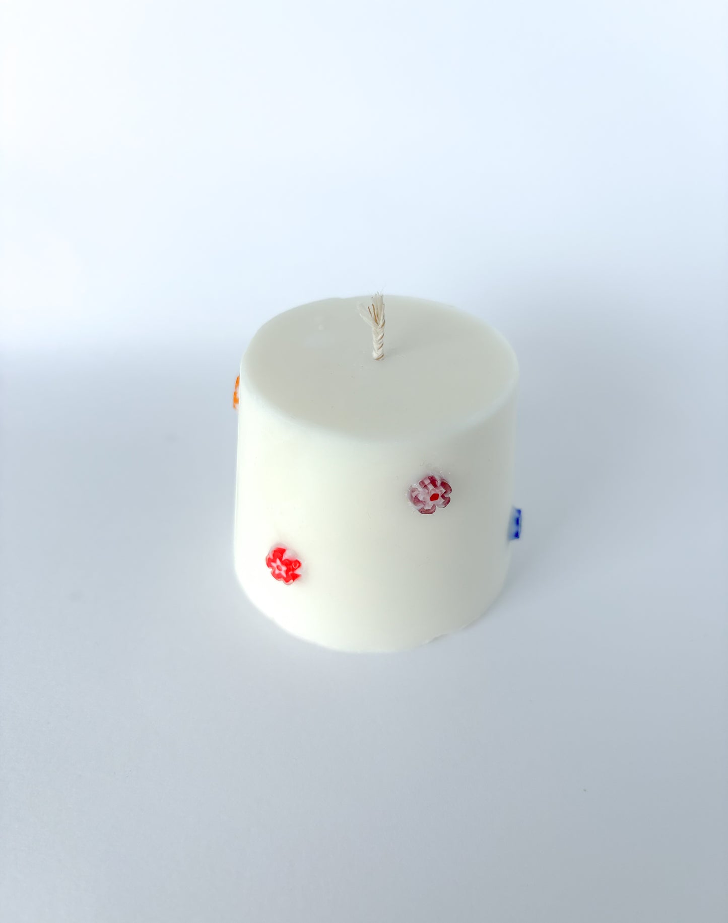 Natural Soy Candles with flowers